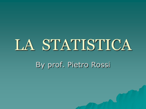 LA STATISTICA