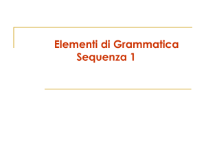 schede grammaticali - SìS - Sito web del gruppo di italiano del liceo