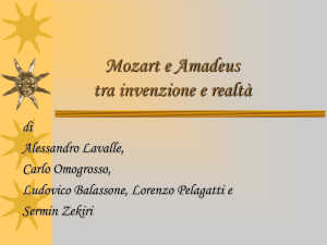 Mozart e Amadeus tra invenzione e realtà