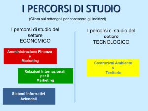 secondo biennio - ITCG “A. Baggi”