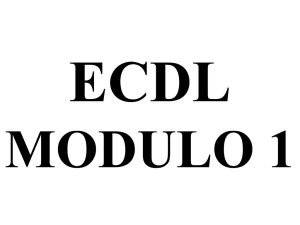 le parole chiave-ecdl - Comune di Verona Scuola Speciale