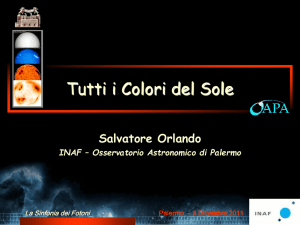 Presentazione PowerPoint - Osservatorio Astronomico di Palermo