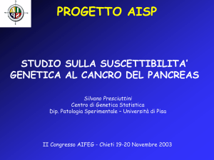 progetto aisp - Università di Pisa