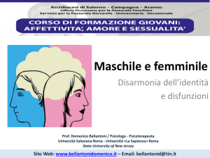 1. Maschile e femminile - Pastorale Familiare Salerno