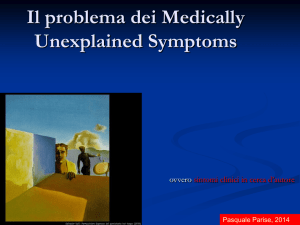 Il problema dei Medically Unexplained Symptoms (Roma 2014)