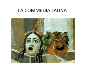 la commedia latina