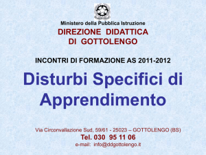 circ 27 ICO DSA allegato - Istituto Comprensivo di Gottolengo