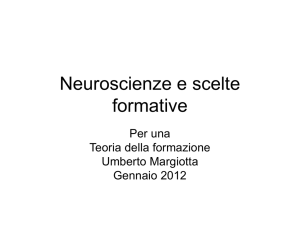 Neuroscienze e scelte formative