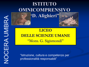 D. Alighieri - Istituto Omnicomprensivo Dante Alighieri Nocera Umbra