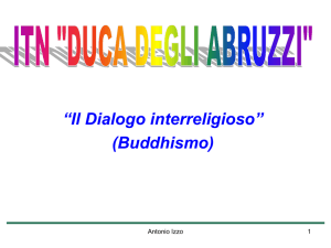 Presentazione Dialogo interreligioso – Buddhismo