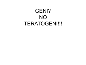 geni no teratogeni