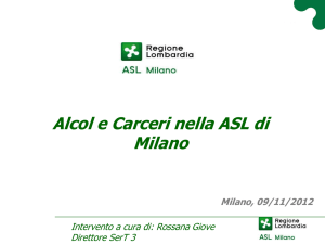 Alcol e Carceri nella ASL di Milano