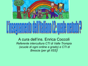 Diapositiva 1 - Istituto Comprensivo Centro 3 Brescia