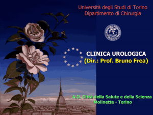 Diapositiva 1 - Società Urologia Nuova