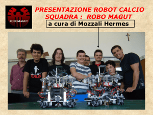 Presentazione Progetto Robot Calcio (HM)