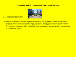 Economia, società e cultura nell`Europa del