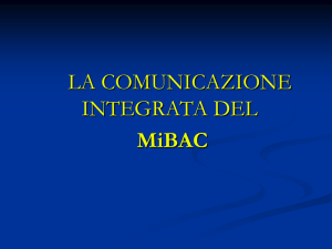 Diapositiva 1 - UNSA. Coordinamento Nazionale Beni Culturali