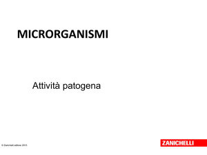 Azione patogena dei microrganismi