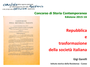 Tema n.2: il testo - Istituto storico della Resistenza (Cuneo)