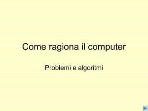 Come ragiona il computer