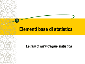 elementi base di statistica