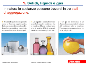 Statica dei fluidi - Lezioni di fisica per gli allievi del Bovara