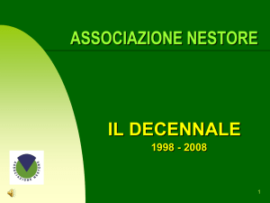 societa` umanitaria - Associazione Nestore
