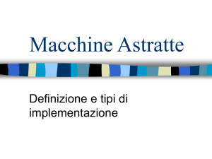 Macchine Astratte - UniCam - Computer Science Division