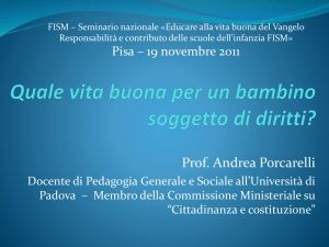 Relazione Prof. Andrea Porcarelli