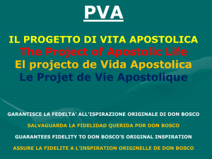 Diapositiva 1 - Associazione Salesiani Cooperatori