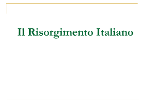 Il Risorgimento Italiano