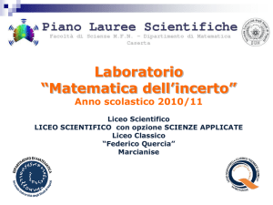 Diapositiva 1 - Liceo "Federico Quercia"