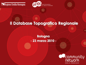 Diapositiva 1 - Regione Emilia Romagna
