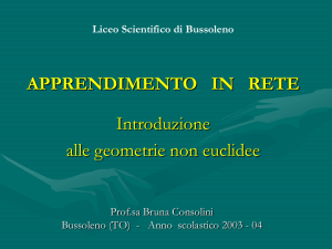 B. Consolini: WebQuest sulle geometrie non