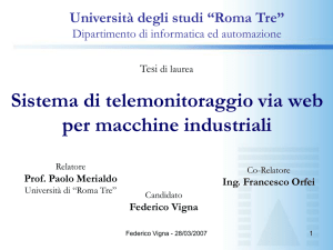 Diapositiva 1 - Federico Vigna