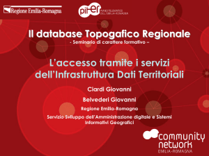 Diapositiva 1 - Regione Emilia