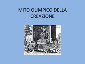 mito olimpico della creazione