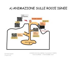 animazione: le rocce ignee