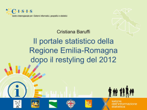 baruffi - Statistica Emilia-Romagna - Regione Emilia