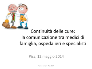 la comunicazione tra medici di famiglia, ospedalieri e