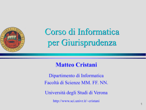 Sistemi operativi - Università degli Studi di Verona