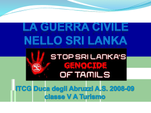 la guerra civile nello sri-lanka