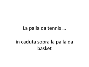 Palla basket e tennis tennis - IIS Severi