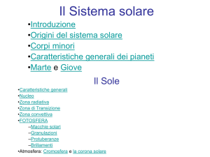 Il Sistema solare - Liceo "Jacopone da Todi"