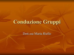 Conduzione Gruppi - Scuola CASH di D´Addio Dario