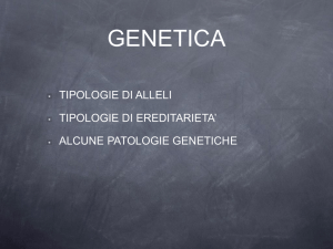 MALATTIE GENETICHE