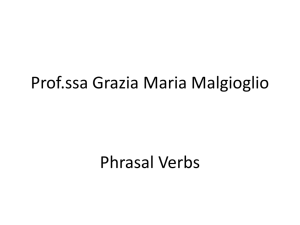 phrasal vrbs - G. Lombardo Radice