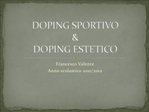 doping estetico e doping sportivo