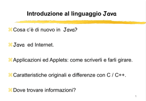 Introduzione a Java