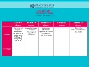 AA 2013-2014 SESSIONE ESTIVA II ANNO